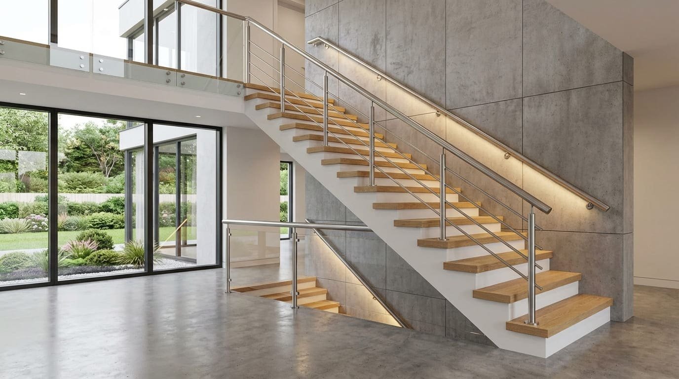 Corrimão em Inox Premium